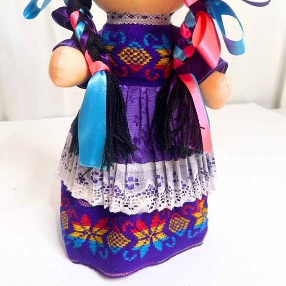 Mexican Rag Doll -Authentic Mexican Handmade Doll- Lele Maria Doll- NWOT - Picture 5 of 10